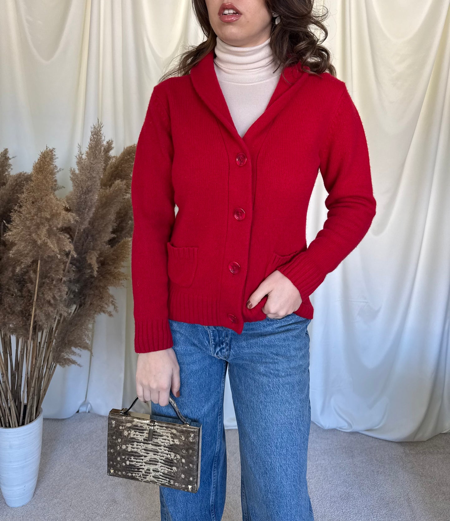 Jerseu din lână moale (S)