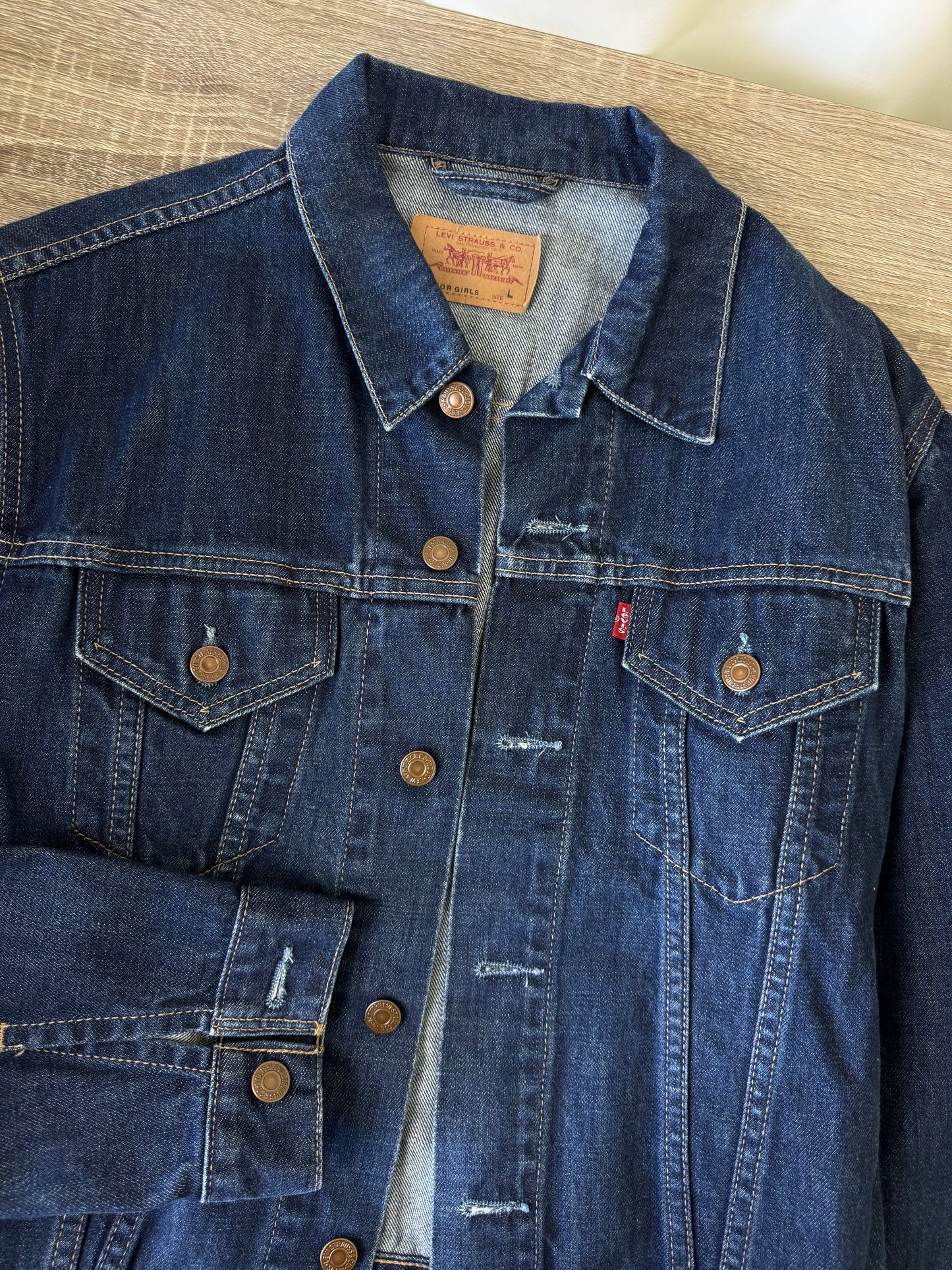 Jacheta Levi’s din denim 100% bumbac 
(Mărimea S)
