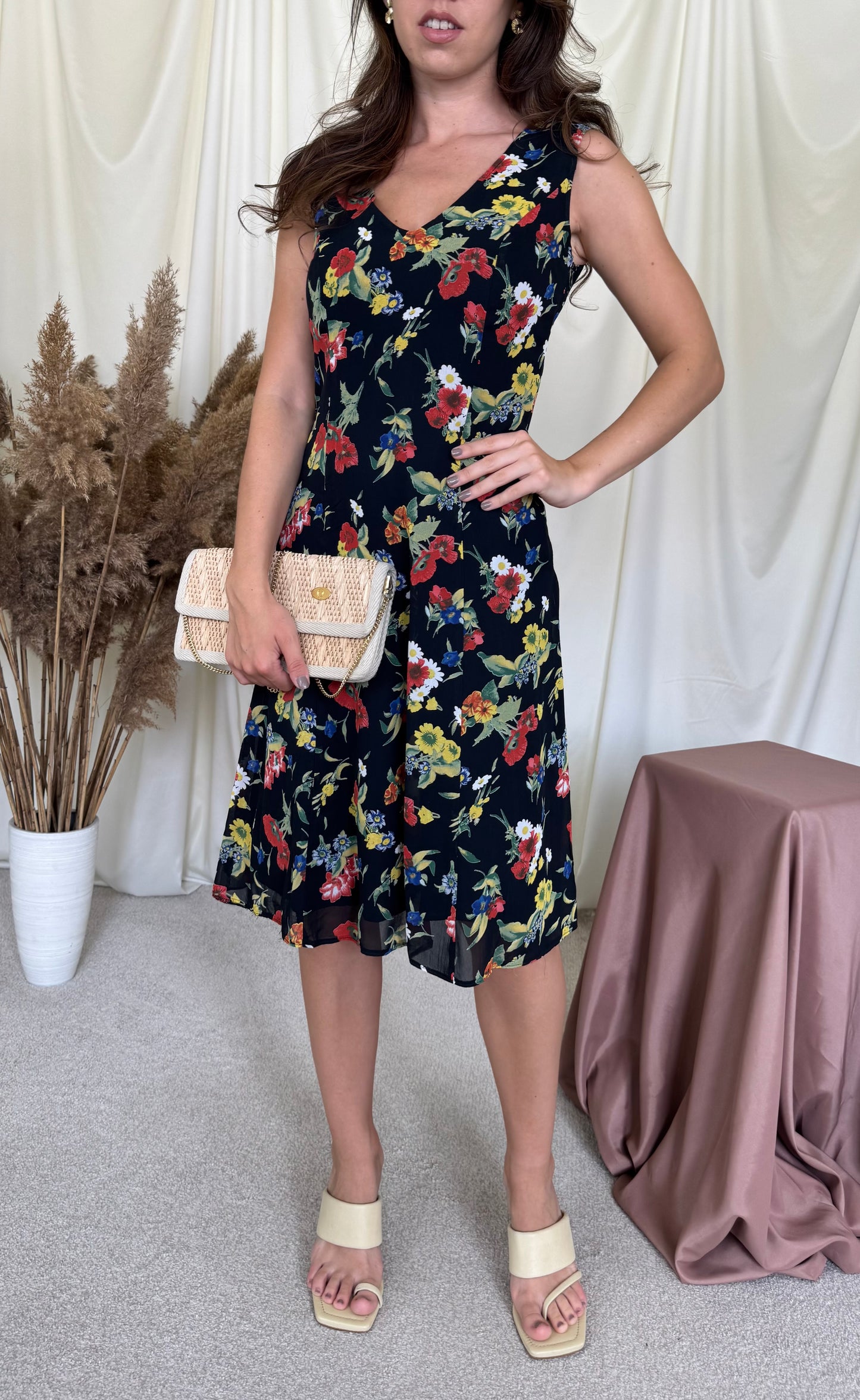 Rochie Betty Barclay cu print floral ( marimea S)