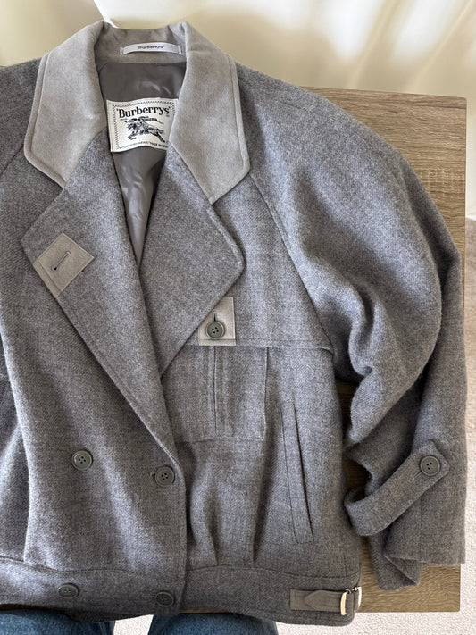 ( back in stock) Jacheta vintage rară BURBERRY, fit oversized (Mărimea M/L)