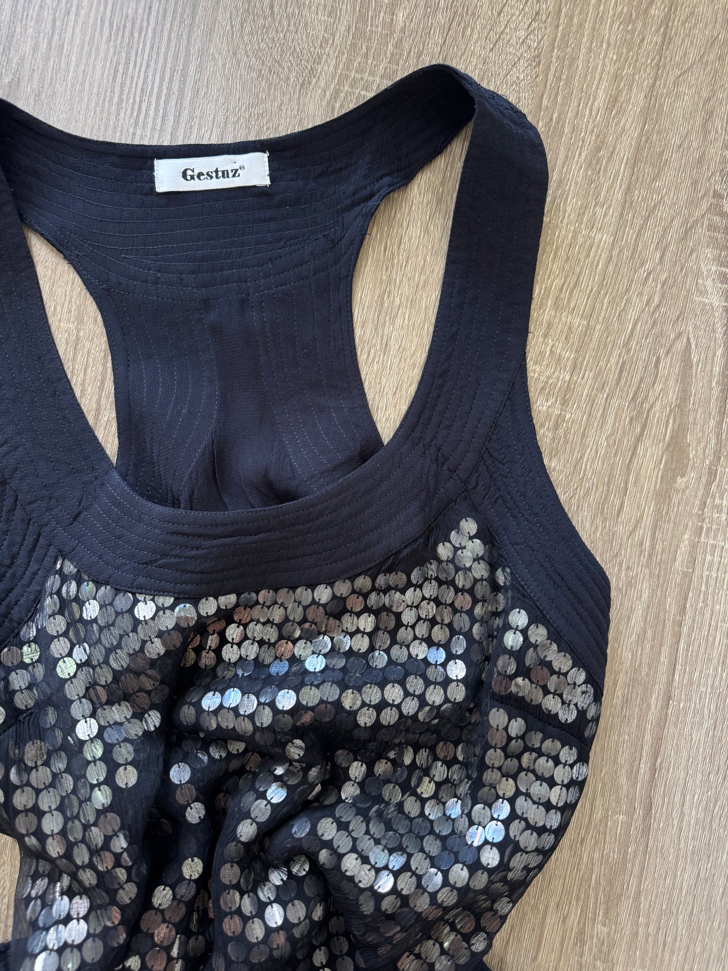Rochie premium GESTUZ cu paiete ( mărimea S/M)