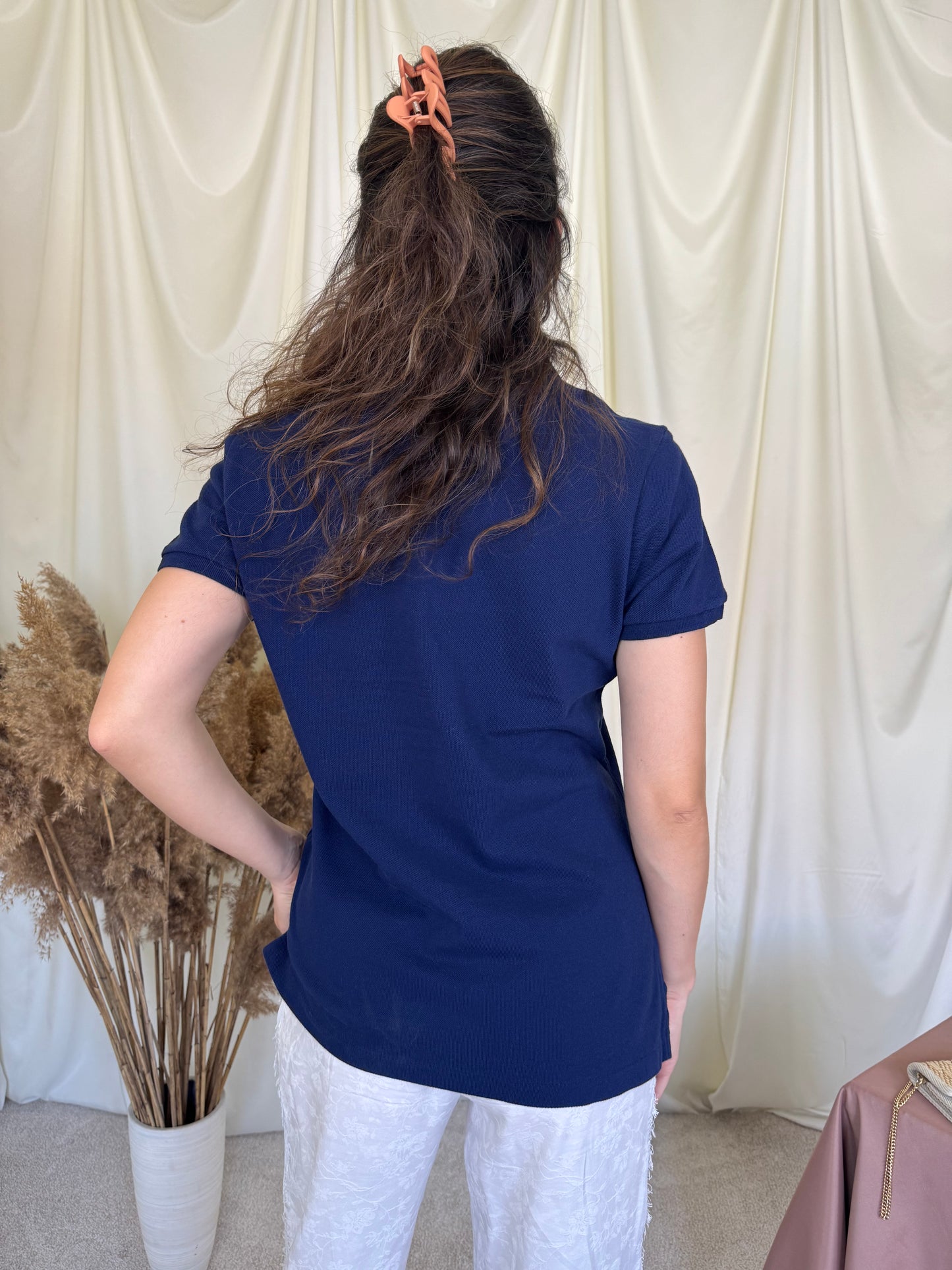 Tricou Ralph Lauren cu print din 100% bumbac ( mărimea M/L)