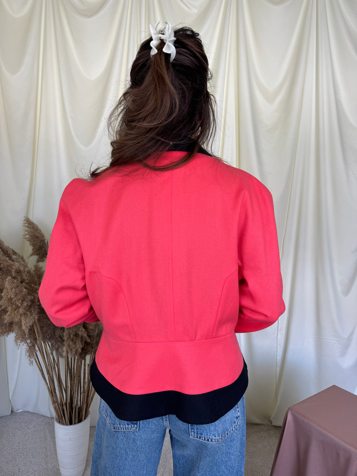 Sacou premium vintage GAI MATTIOLO din 100% stofă de lână PIACENZA cu rever maxi ( mărimea L)