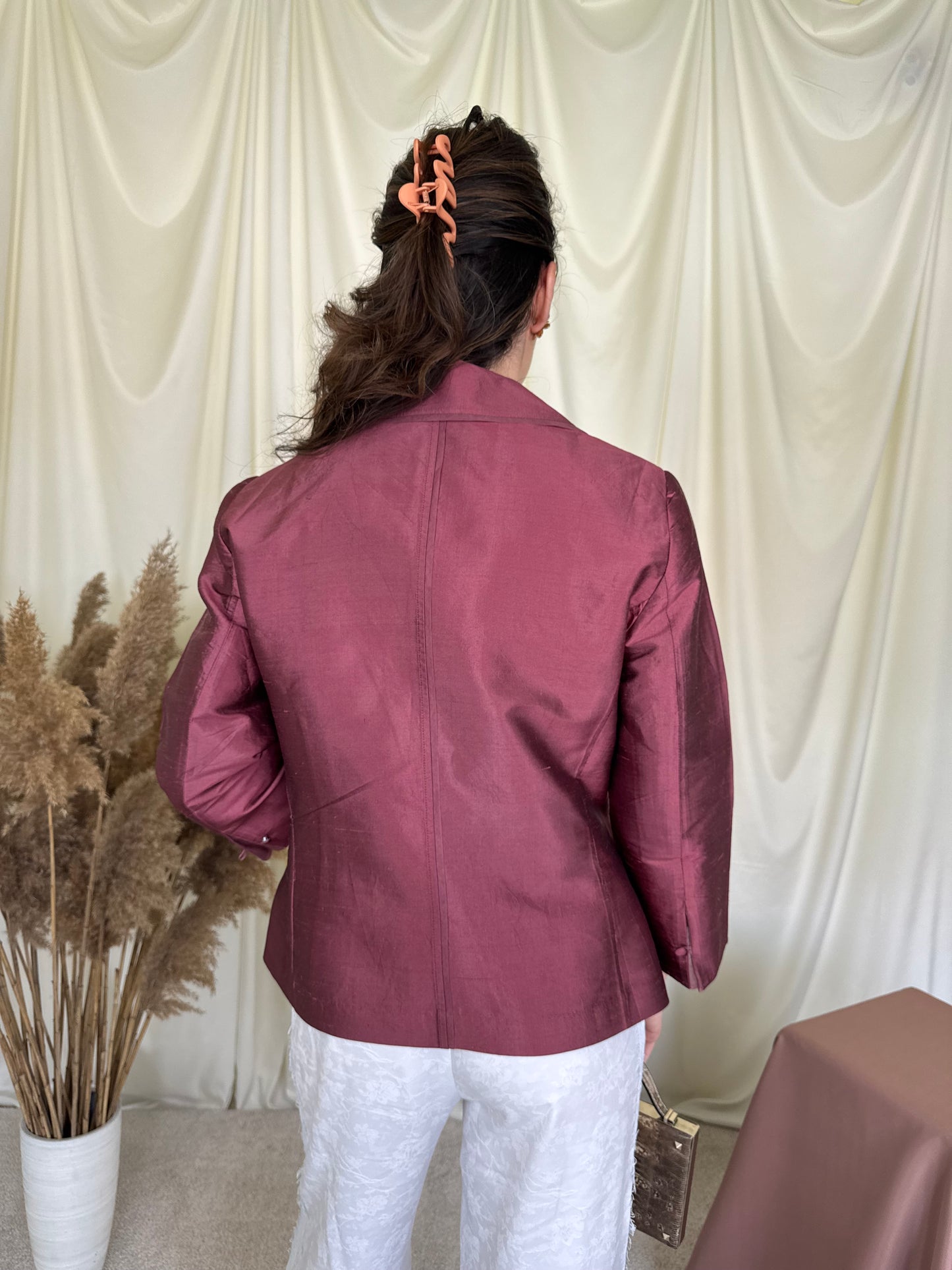 Sacou MAX MARA din 100% mătase 
(Mărimea M/L)
