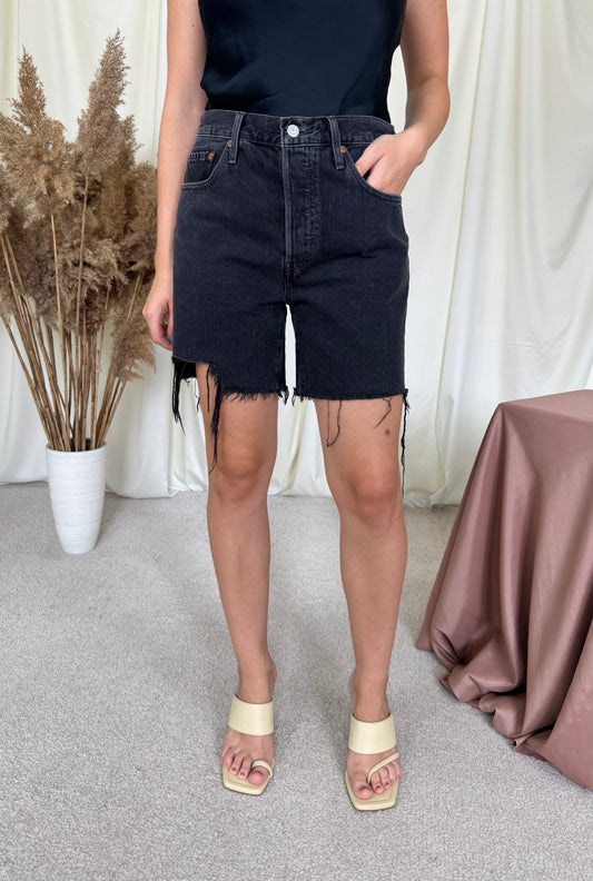 Levi’s 501 Negru cu talie înaltă ( mărimea M)