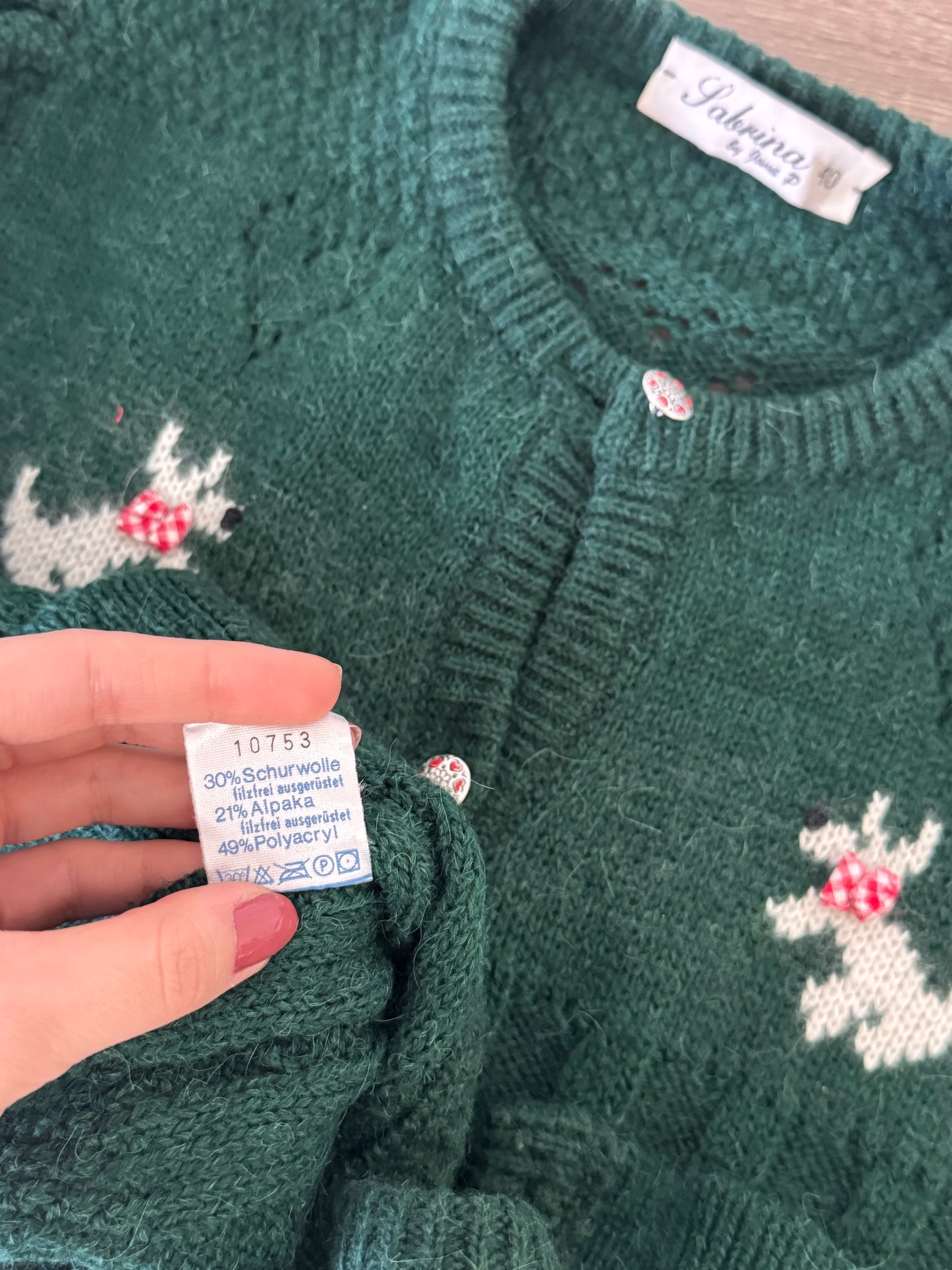 Cardigan mega cute din 50% lână și alpaca (mărimea M)