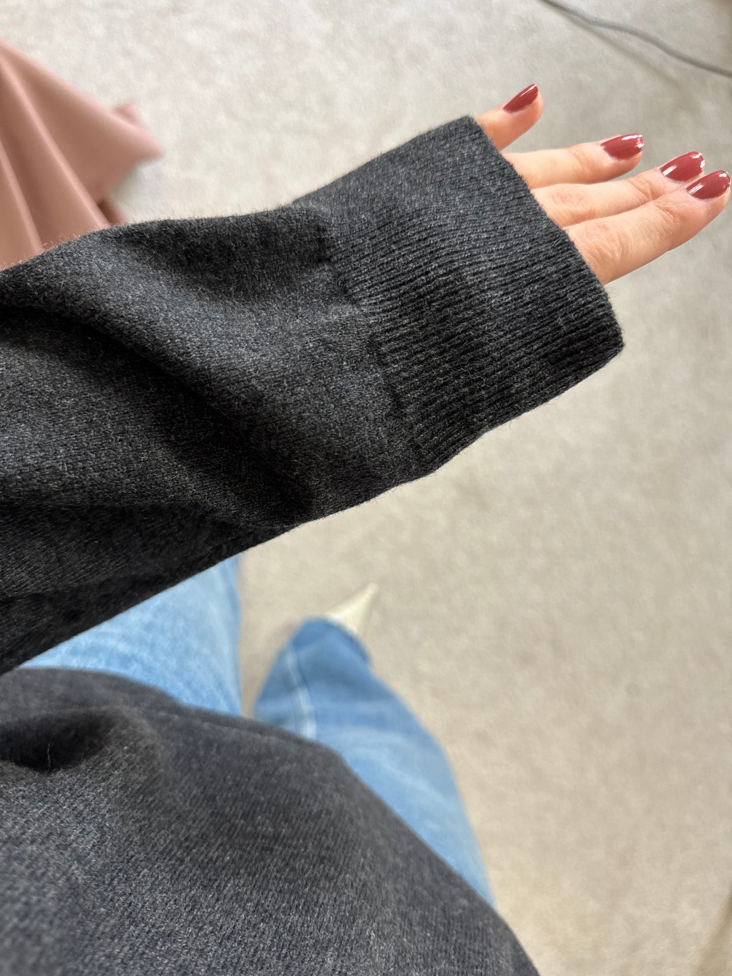 Pulover 100% cașmir SaintLaurent YSL (mărimea L/XL)