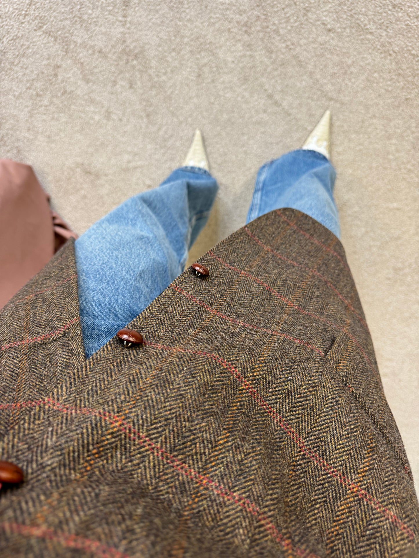 Sacou premium BURBERRY 100% lână mărimea XL