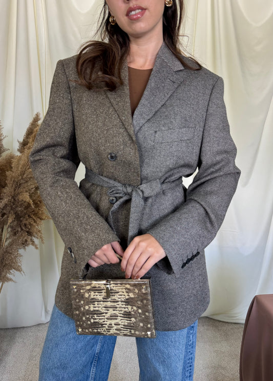 Sacou vintage tip palton VINTAGE CORNER din 100% lână premium JOOP ( mărimea M/L)