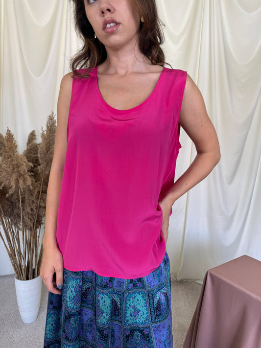 Top premium Marina Rinaldi din 100% mătase naturală (mărimea XL)