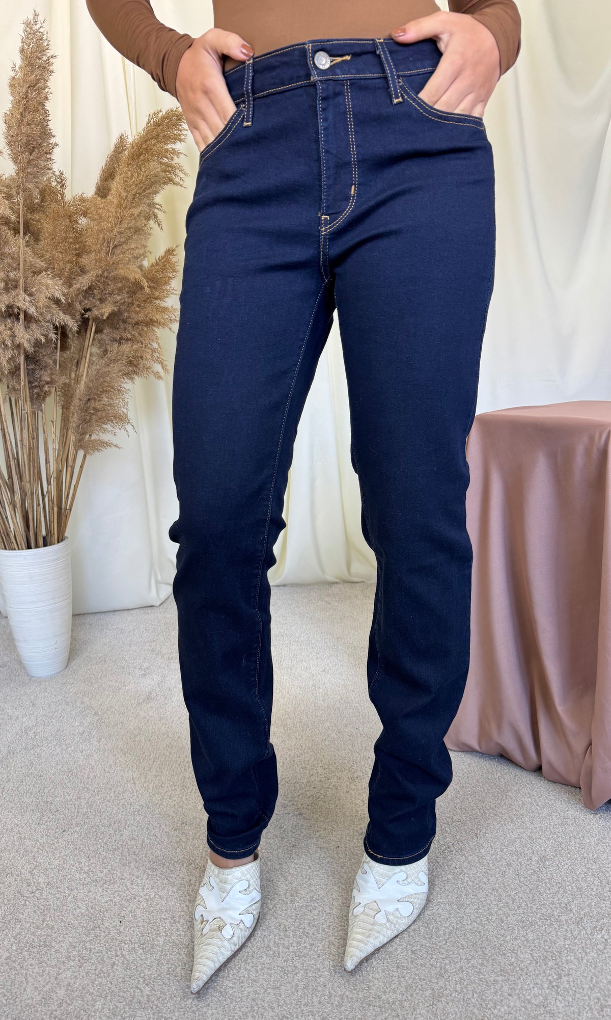 Blug Levi’s din denim de bumbac elastic ( mărimea S/M - 29)