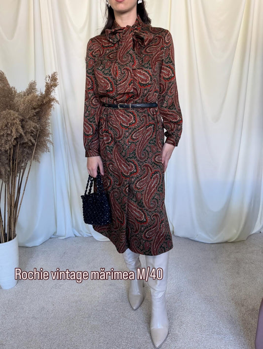 Rochie vintage superba anii 80