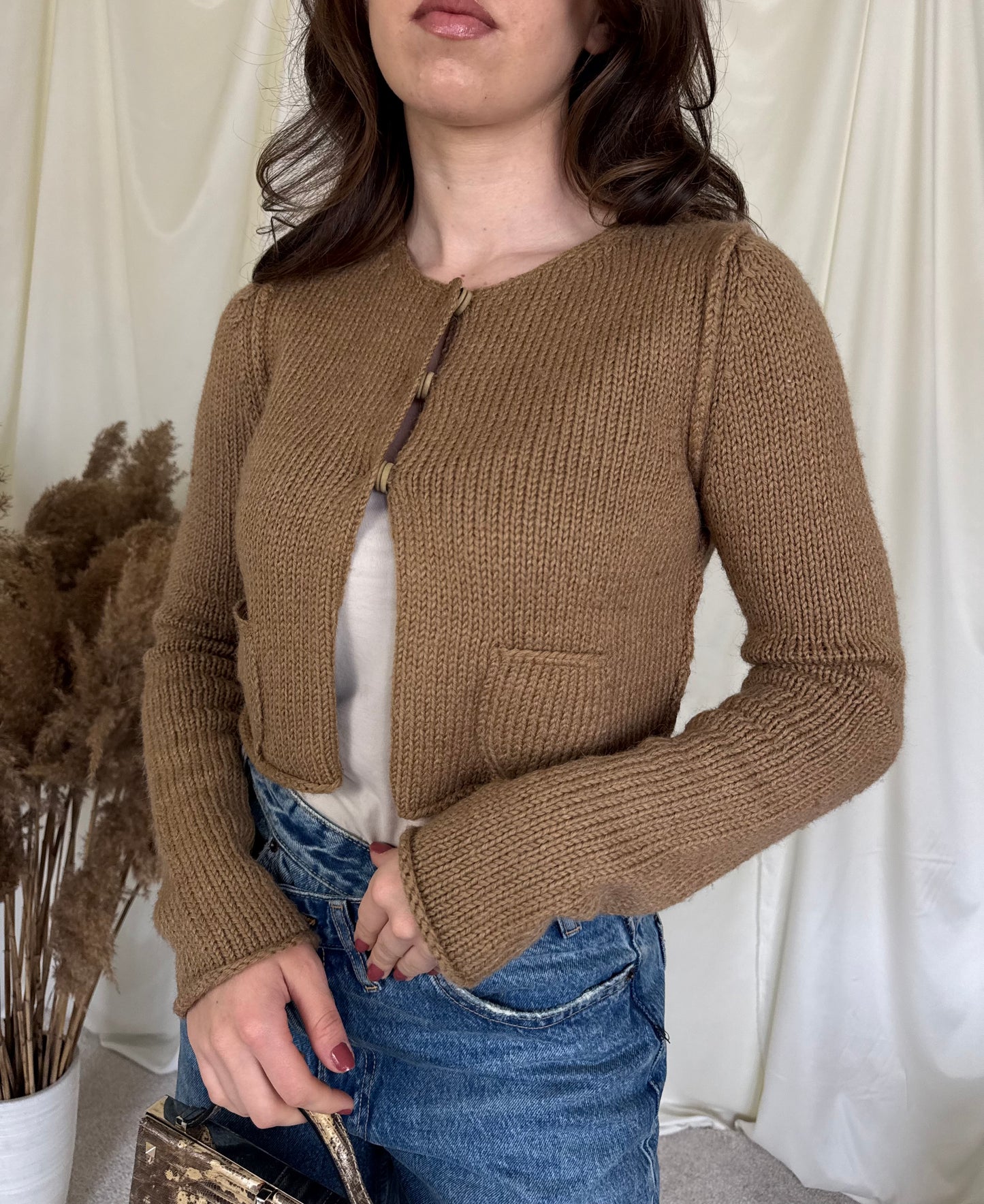 Jerse TwinSet din 50% lână și alpaca (mărimea S)