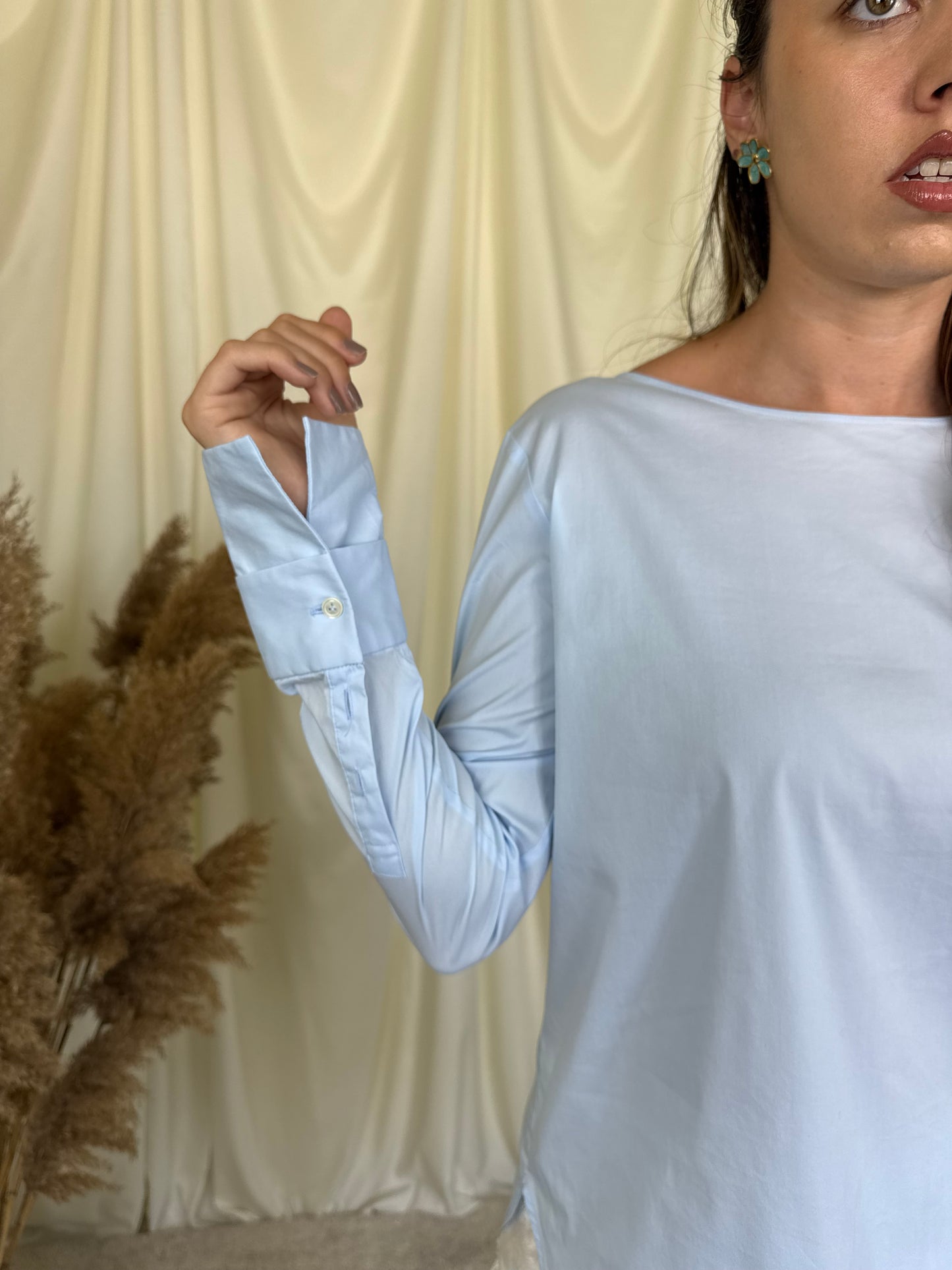 Cămașă premium VAN LAACK din bumbac și manșete lungi 
(Mărimea S/M)