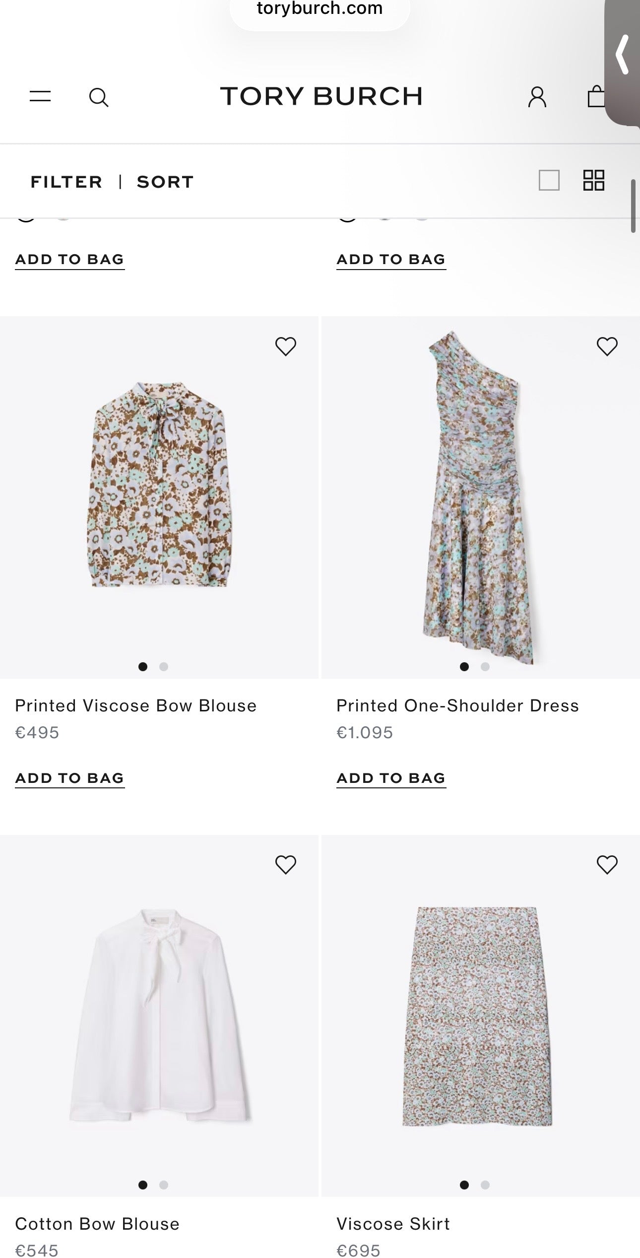 Rochie premium Tory Burch din bumbac cu talie elastică ( mărimea M)