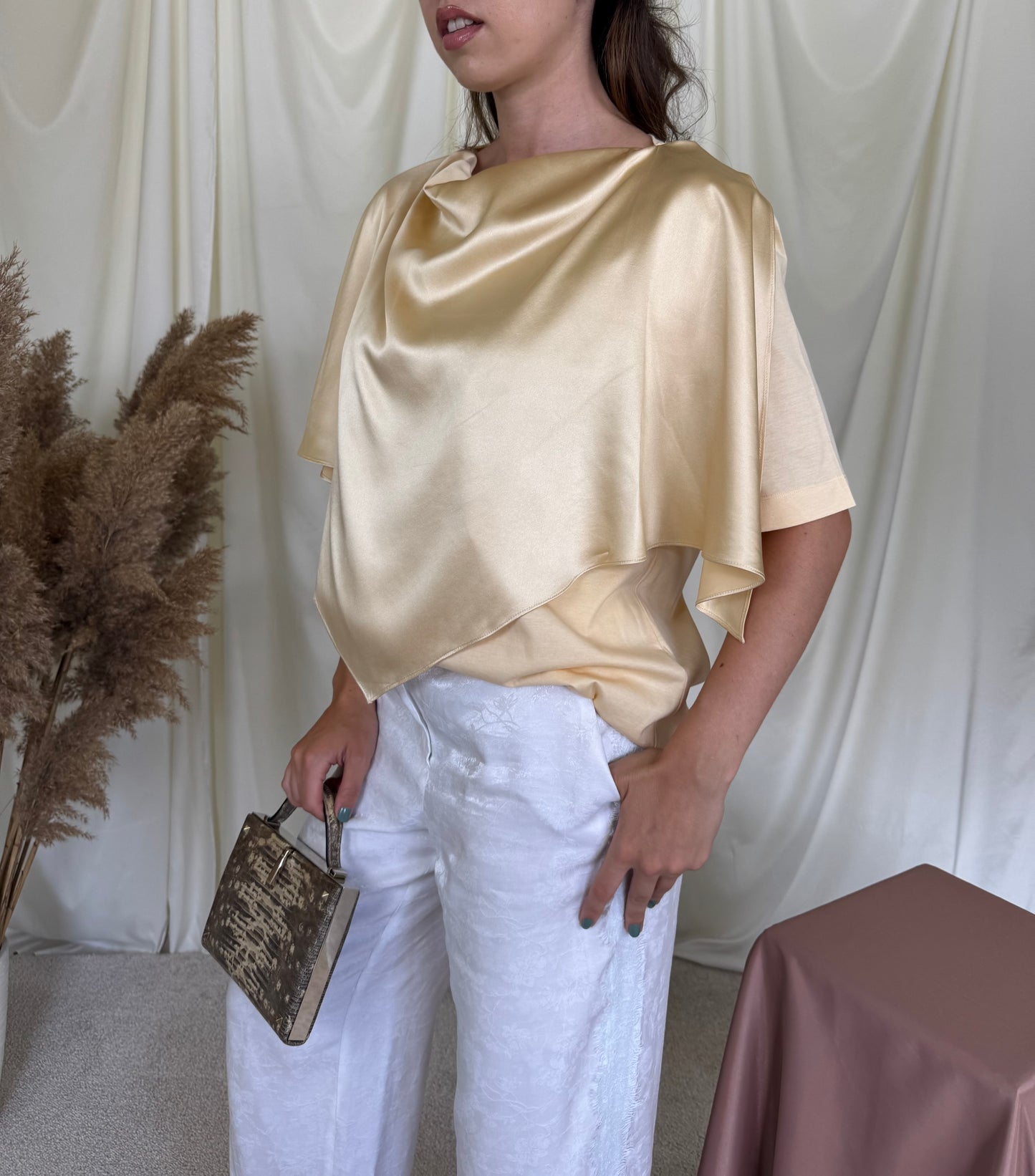 Tricou luxury JOSEPH din mătase naturală și bumbac 
(Mărimea L)