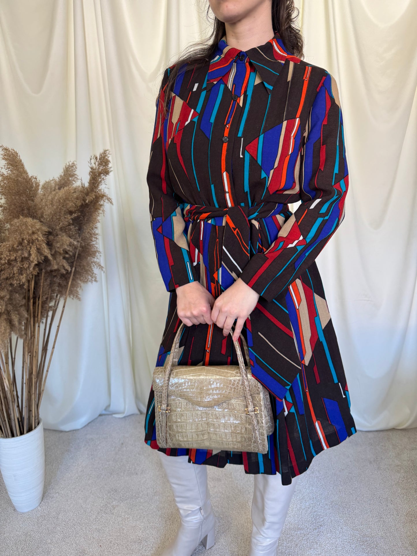 Rochie vintage anii 70( mărimea M)