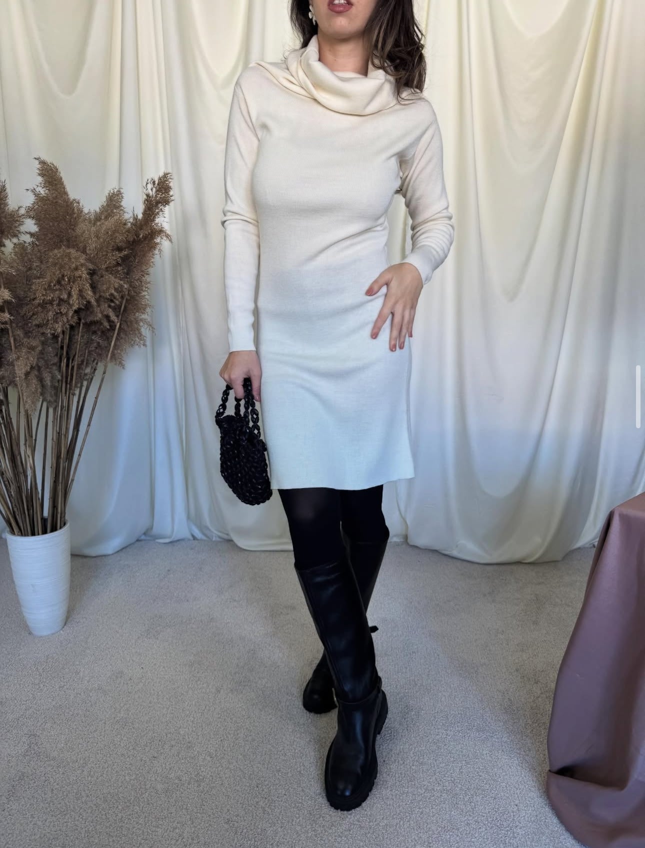 Rochie tricot STEFANEL din 50% lână( mărimea s)