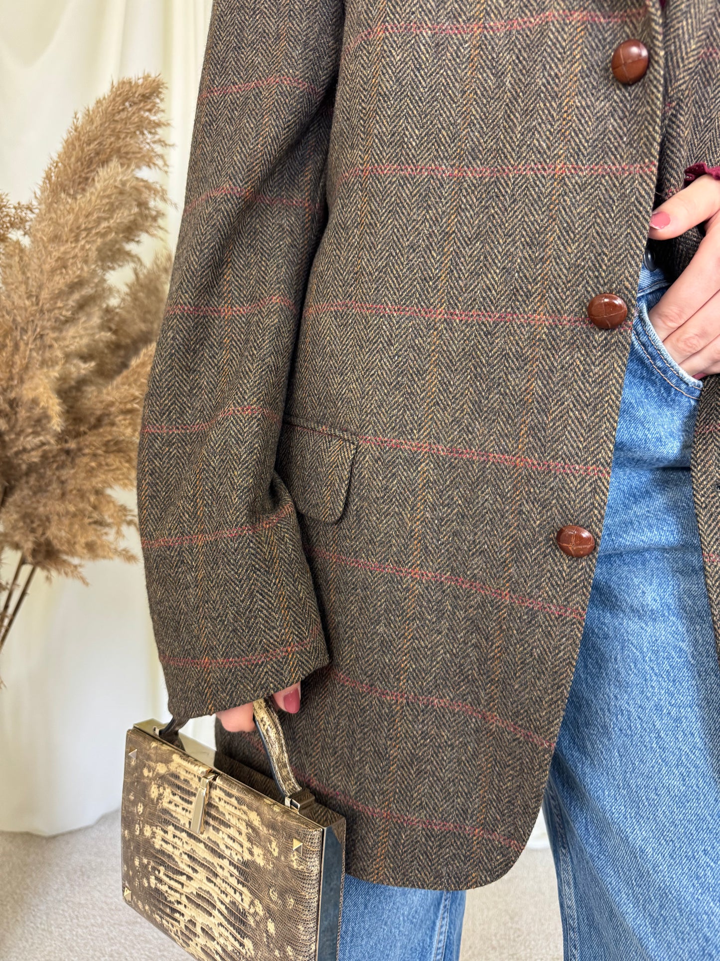 Sacou premium BURBERRY 100% lână mărimea XL