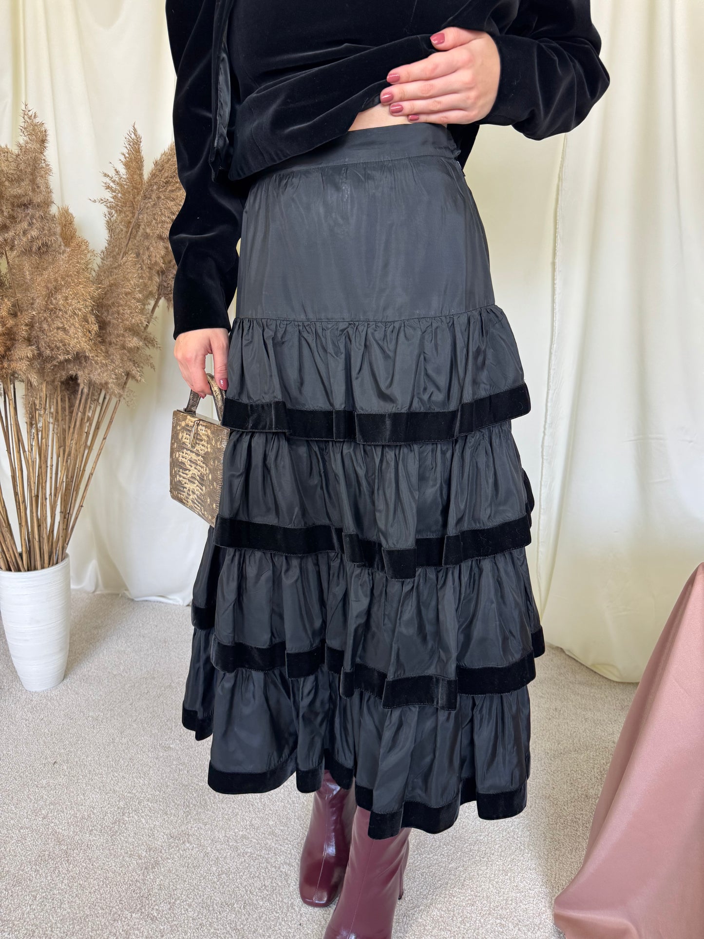 Set vintage din catifea Escada mărimea 36/S