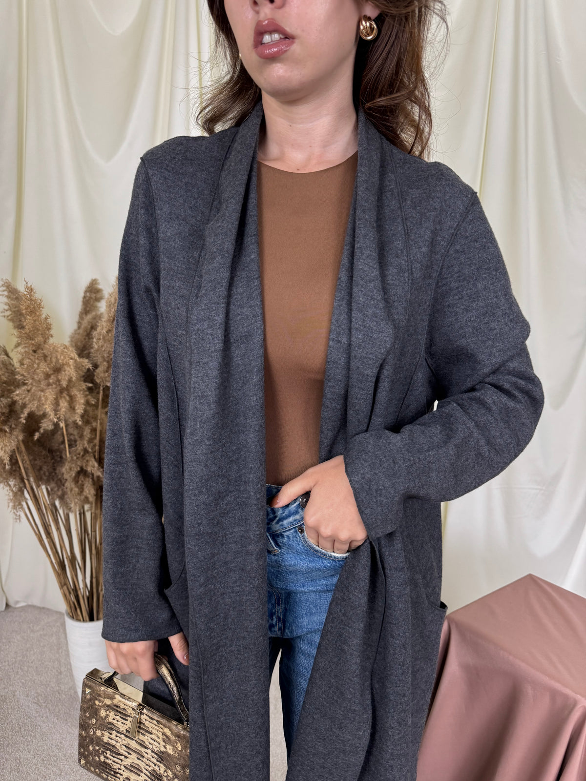 Cardigan premium RIANI din 100% lână ( mărimea M/L)