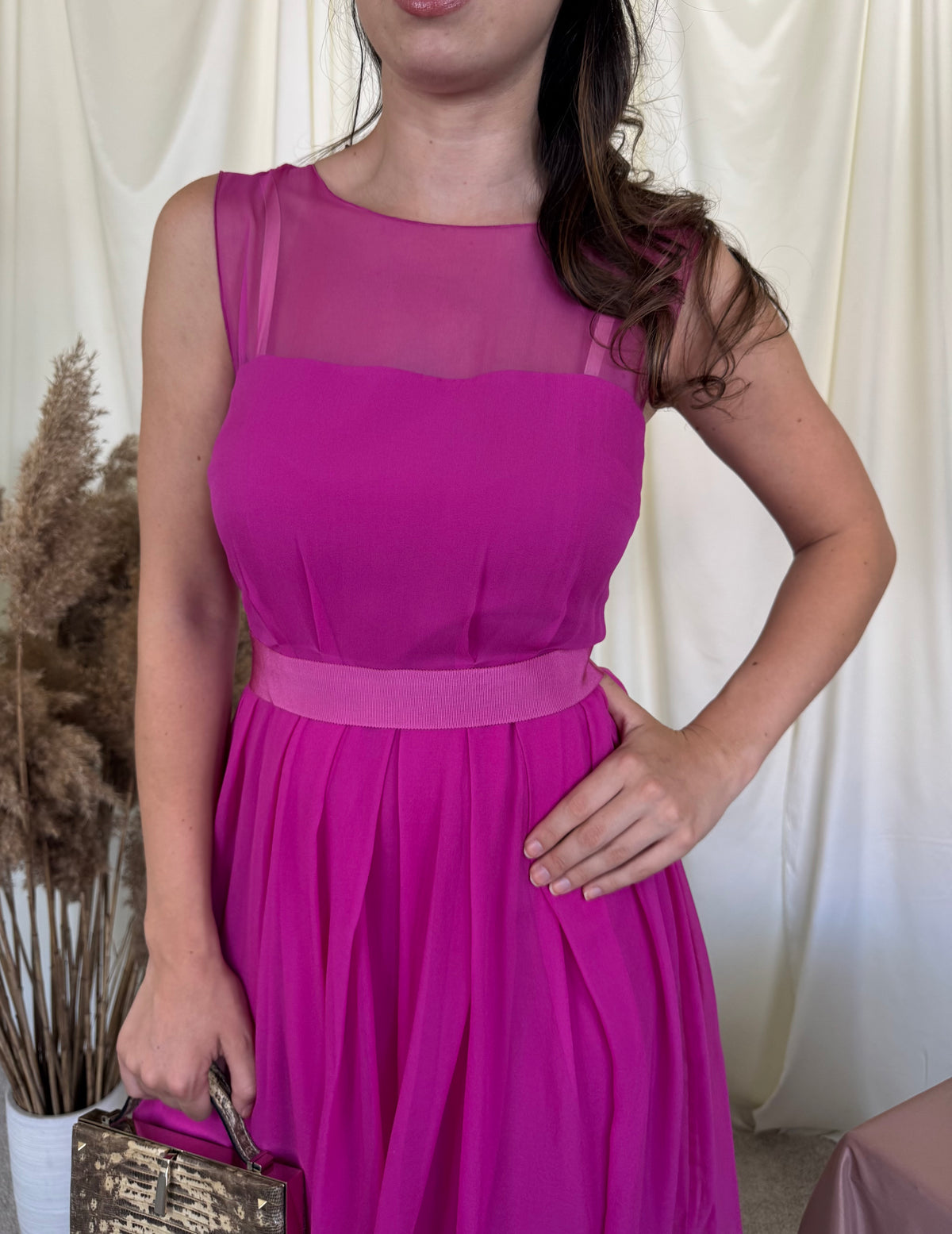 Rochie luxury MAX MARA colectia Pianoforte din 100% mătase naturală, centura pentru ajustare ( marimea XS)
