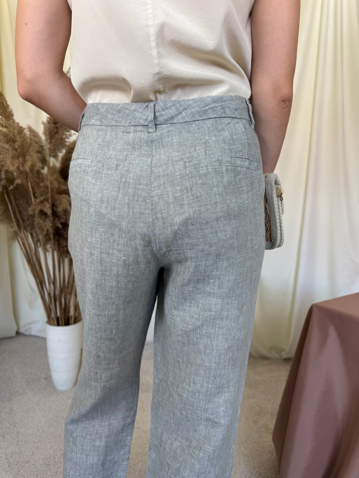 Pantalon Christian Berg din 100% in calitativ cu talie medie ( mărimea L) -94 cm
