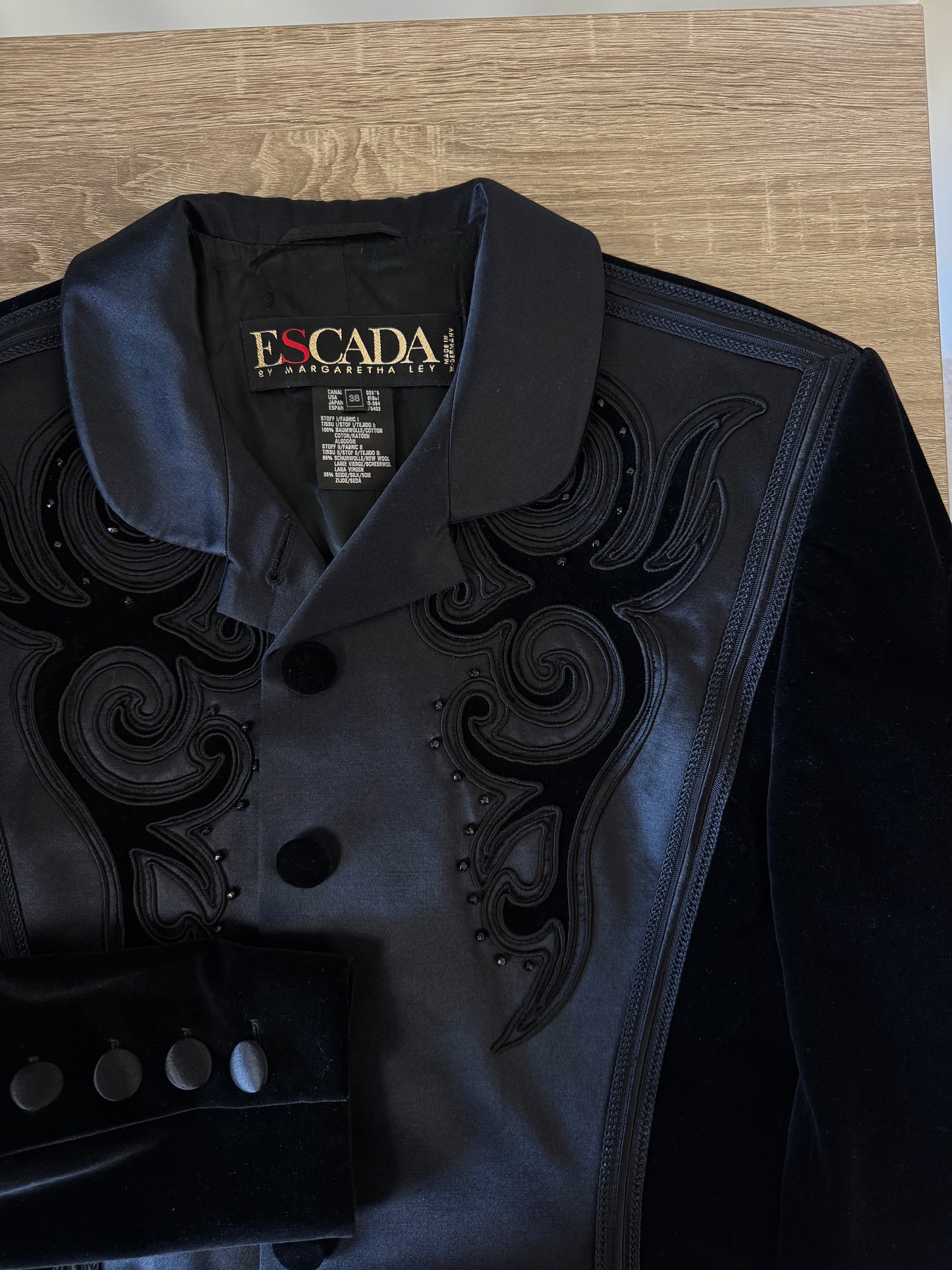 Sacou ESCADA de colecție, anii 80