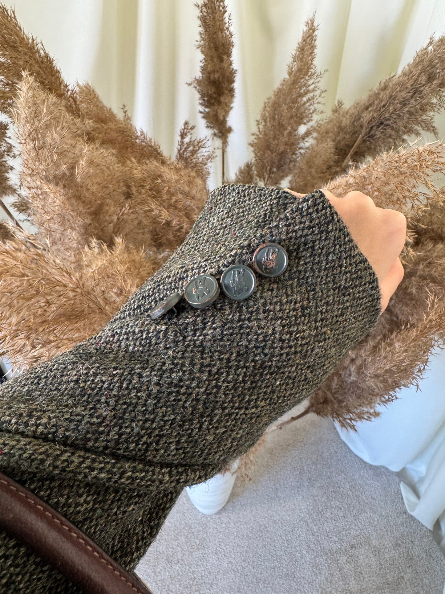 Piesa de colecție BURBERRY- lână HARIS TWEED