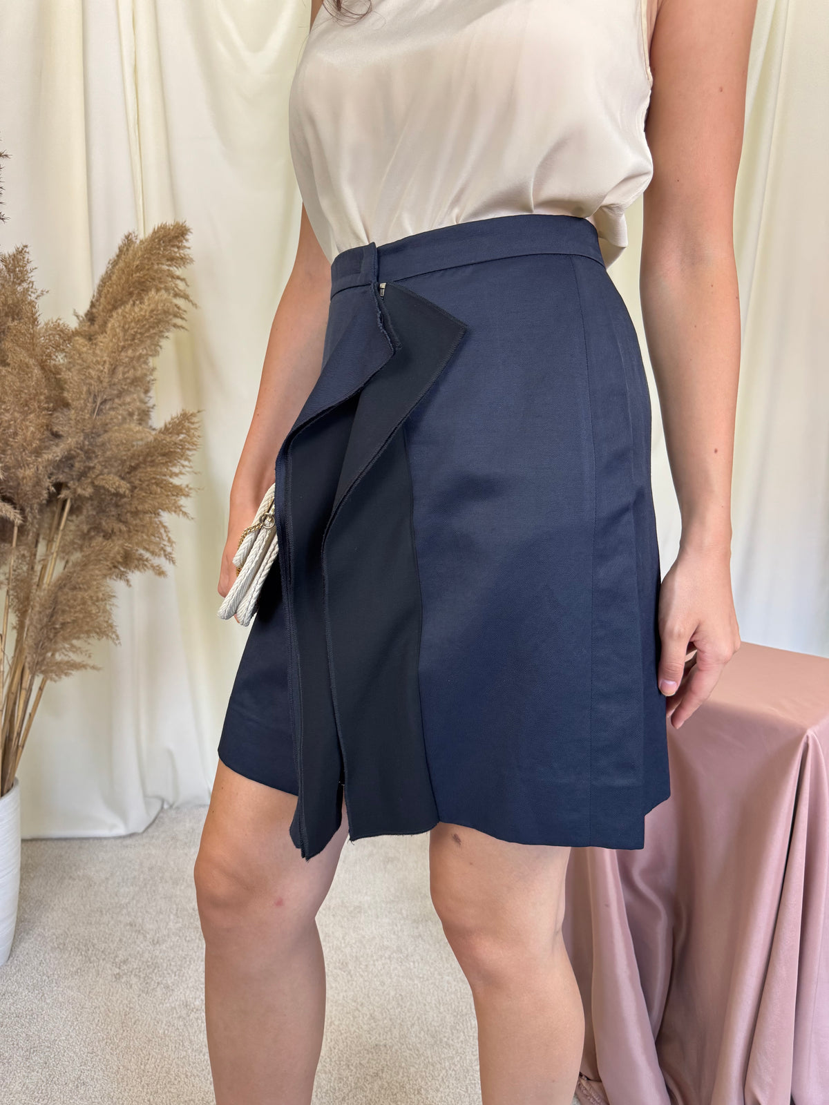Fusta premium Sonia RYKIEL cu talie medie ( mărimea S-S/M)