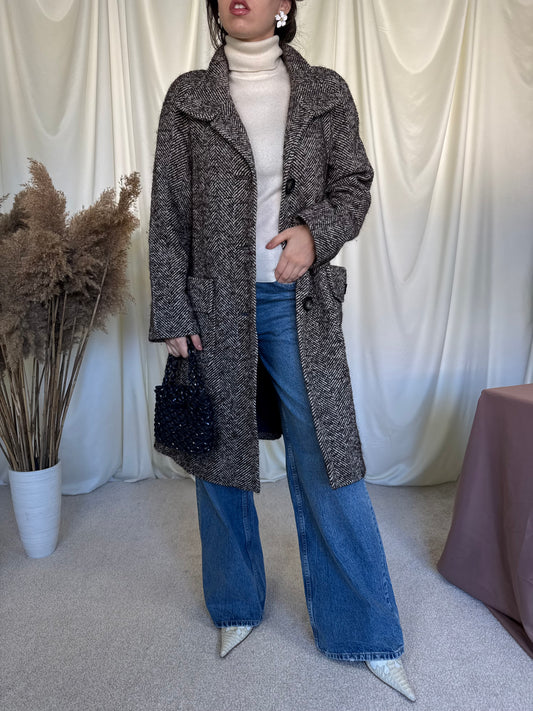 Palton de brand BASLER din lână( mărimea M/L)