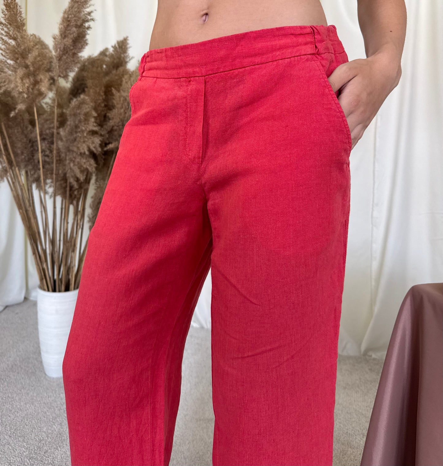 Pantalon BRAX din 100% in cu talie elastică 
(Mărimea S/M)