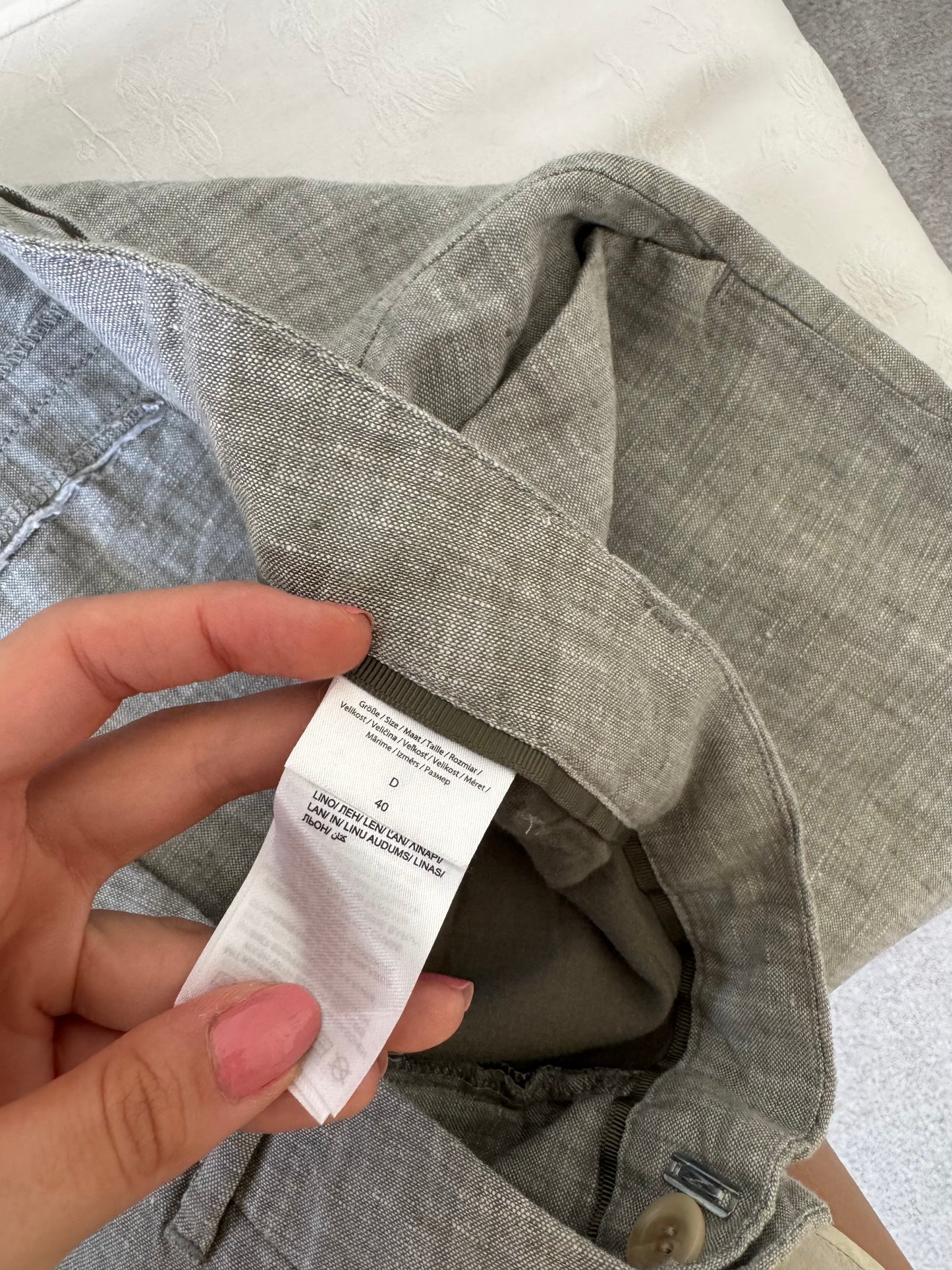 Pantalon Christian Berg din 100% in calitativ cu talie medie ( mărimea L) -94 cm