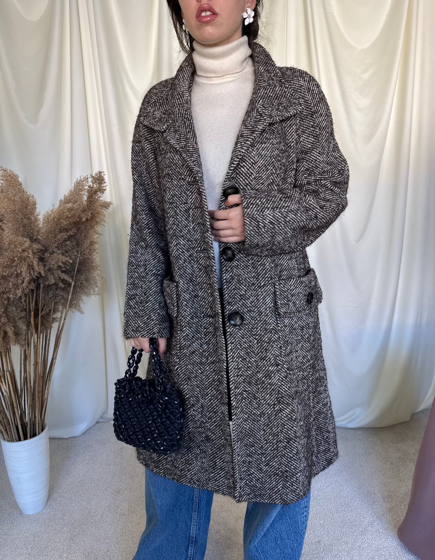 Palton de brand BASLER din lână( mărimea M/L)