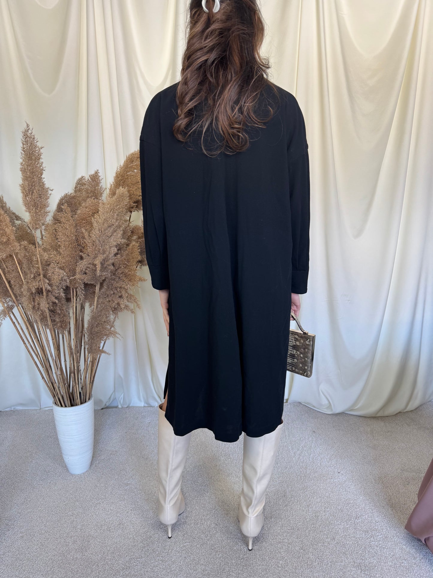 Rochie brand premium JIL SANDER 100% Lana ( mărimea S)