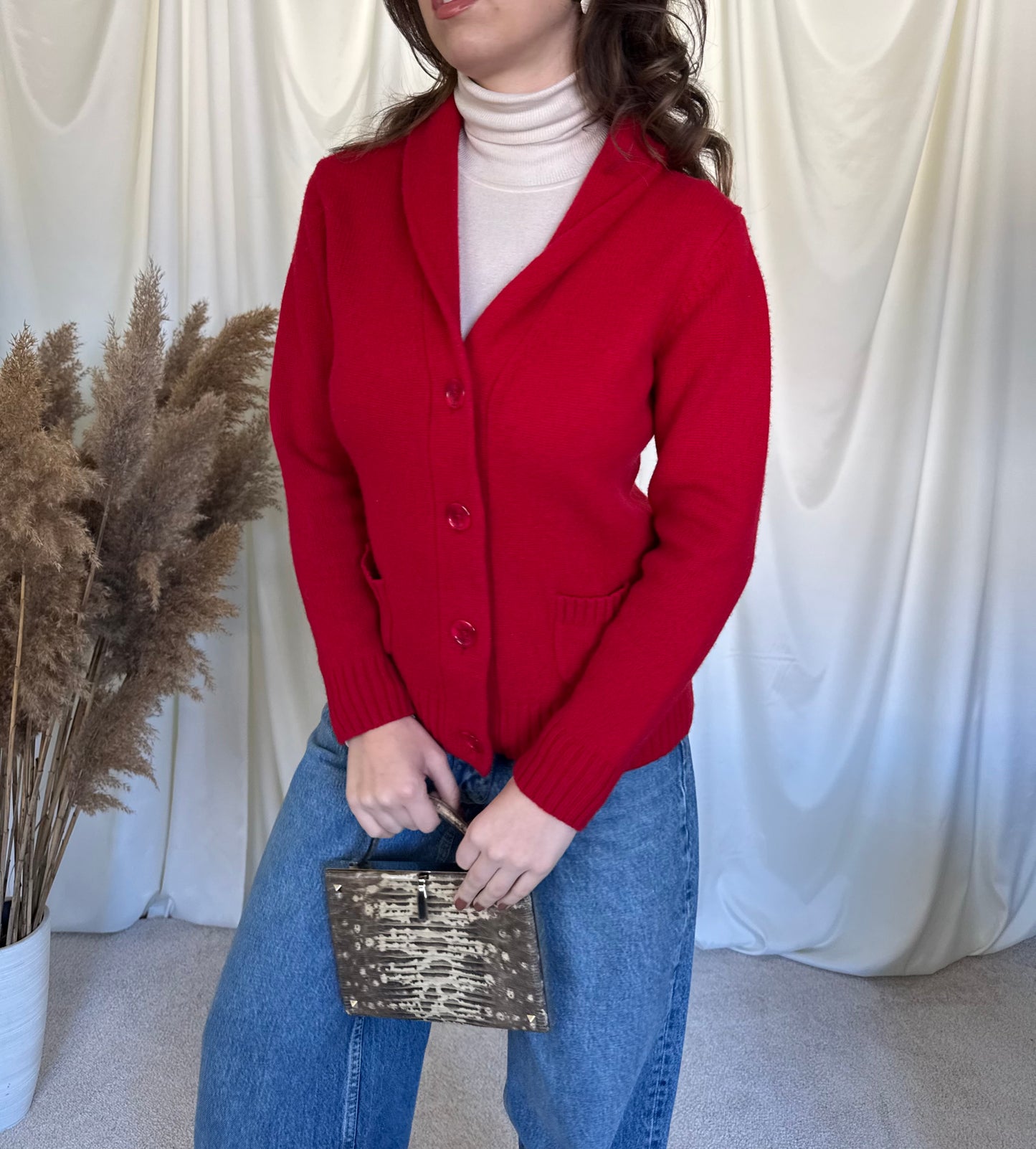 Jerseu din lână moale (S)