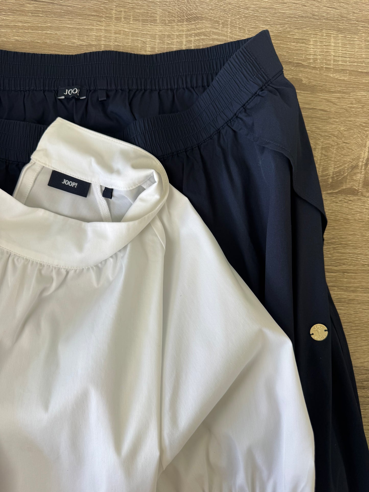 Cămașă Joop din 100% bumbac, cu fermoar metalic, produs nou ( mărimea L/ L-XL)