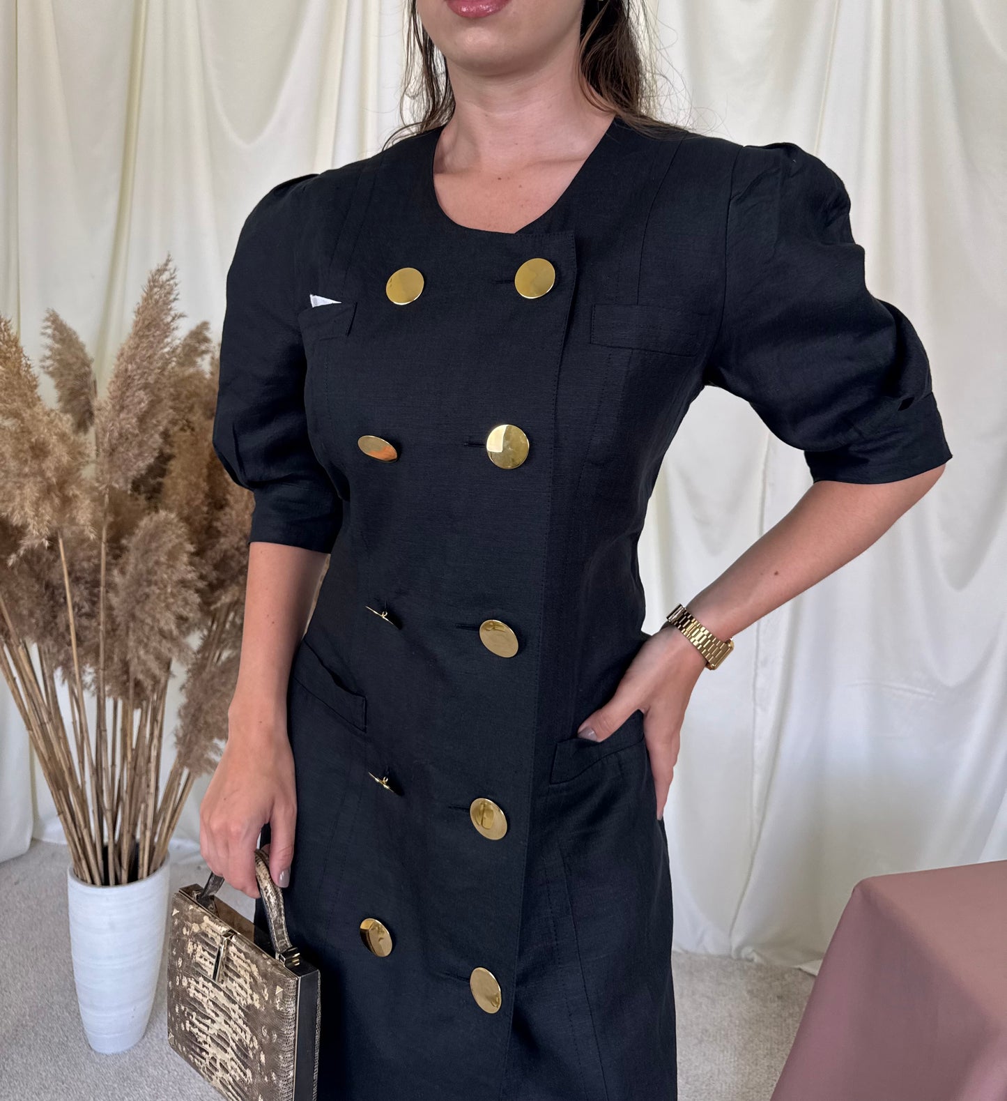 Rochie vintage RENZO din 100% in 
(Mărimea M/L)