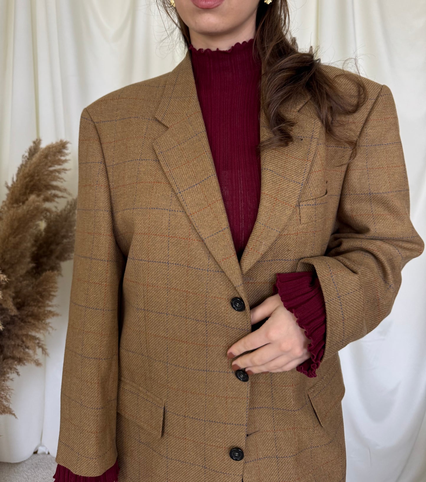 Sacou GuyLaroche Paris din lana și cașmir, mărimea XL