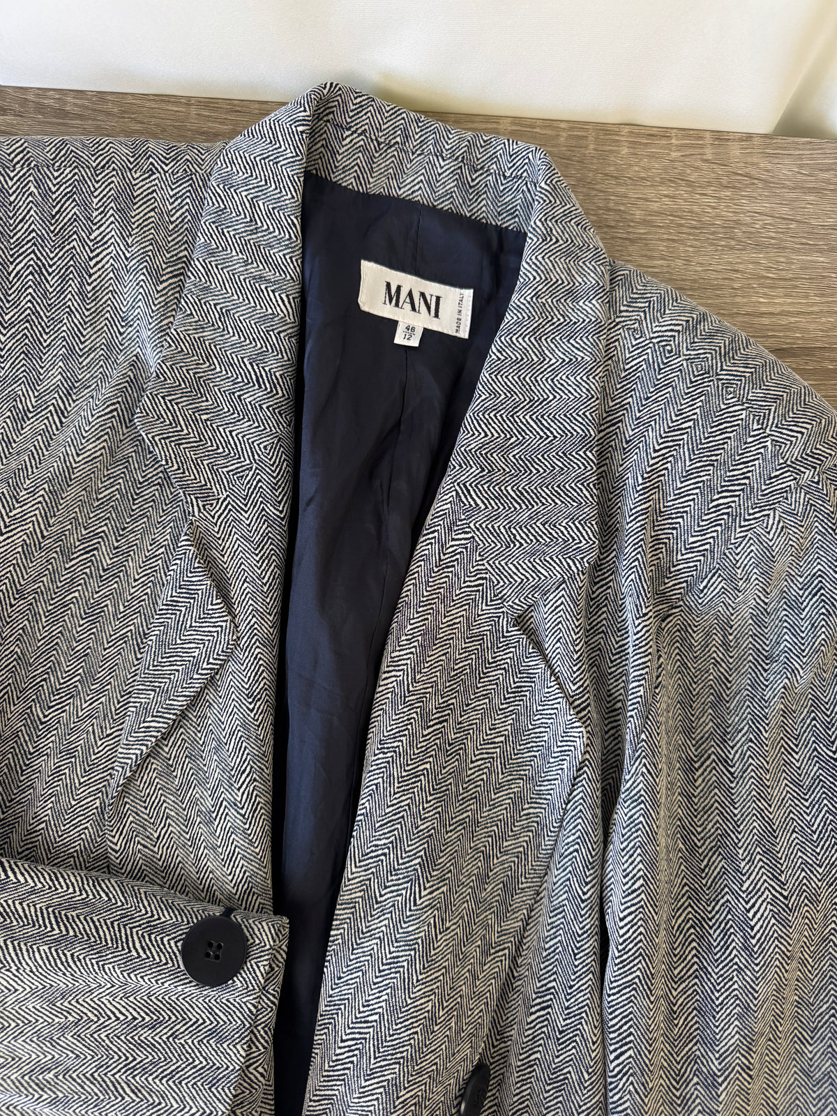 Sacou luxury Armani din vascoza și acetat ( Mărimea M/L )