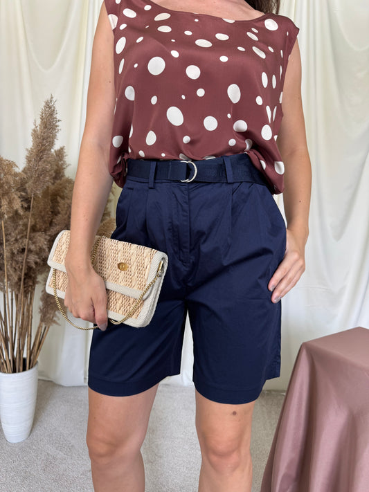 Pantaloni Tommy cu talie super înaltă+ cordon inscripționat ( mărimea xs)