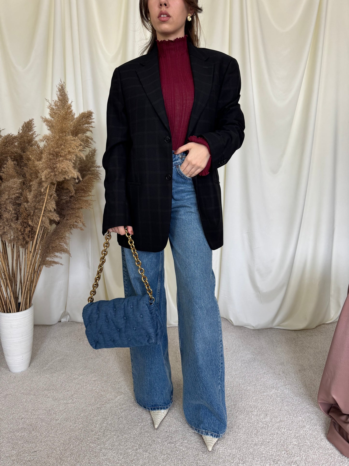 Sacou luxury de Brand Armani stofă 100% lână,mărimea M-L