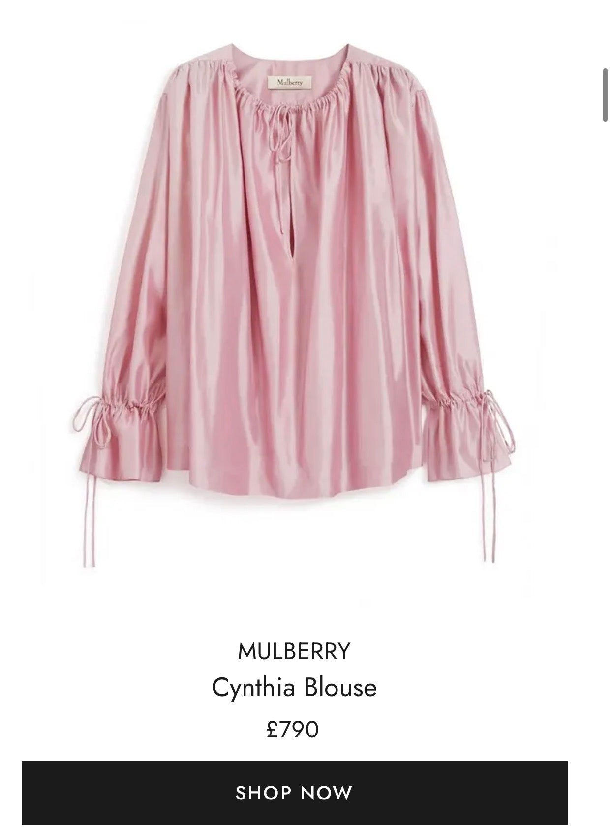 Bluza premium MULBERRY cu print 
(Mărimea M-XL)