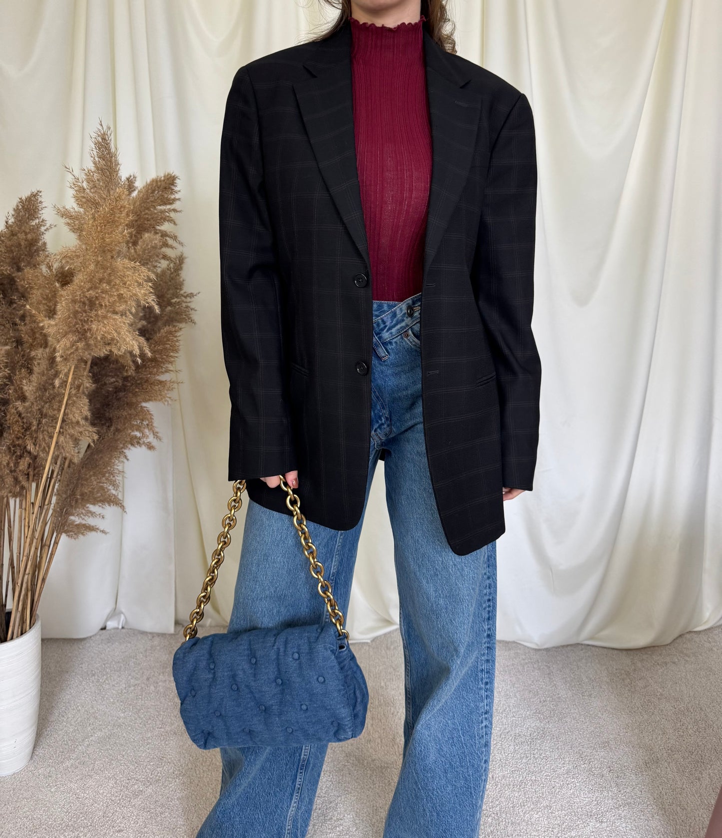 Sacou luxury de Brand Armani stofă 100% lână,mărimea M-L