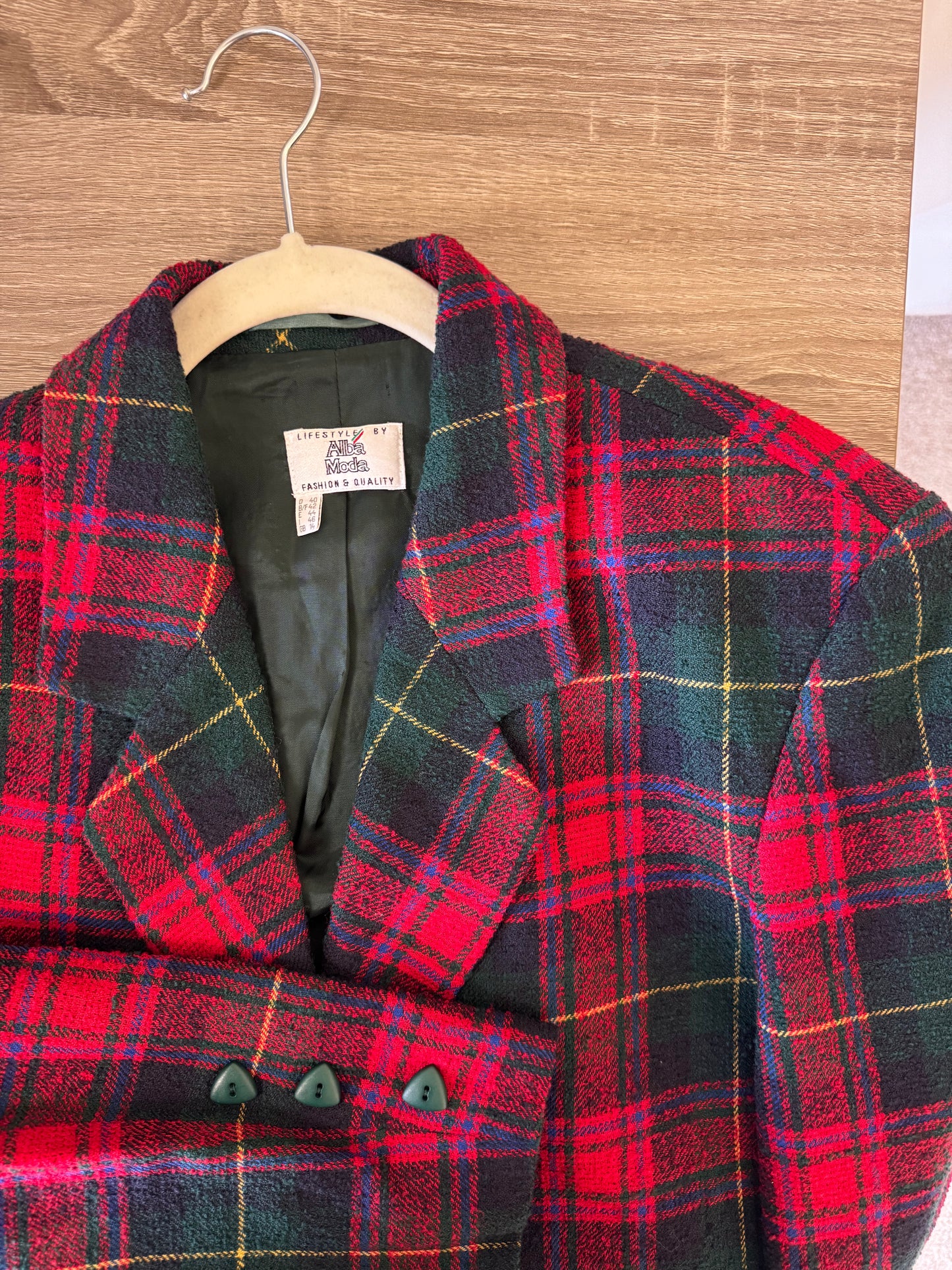 Sacou vintage din stofă 100% lana( mărimea L)