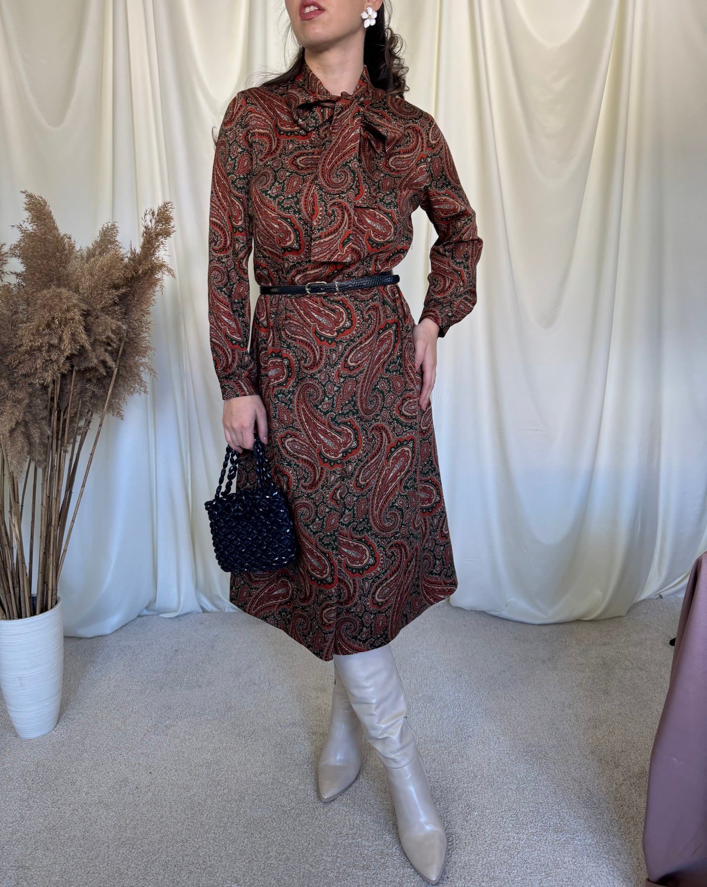 Rochie vintage superba anii 80