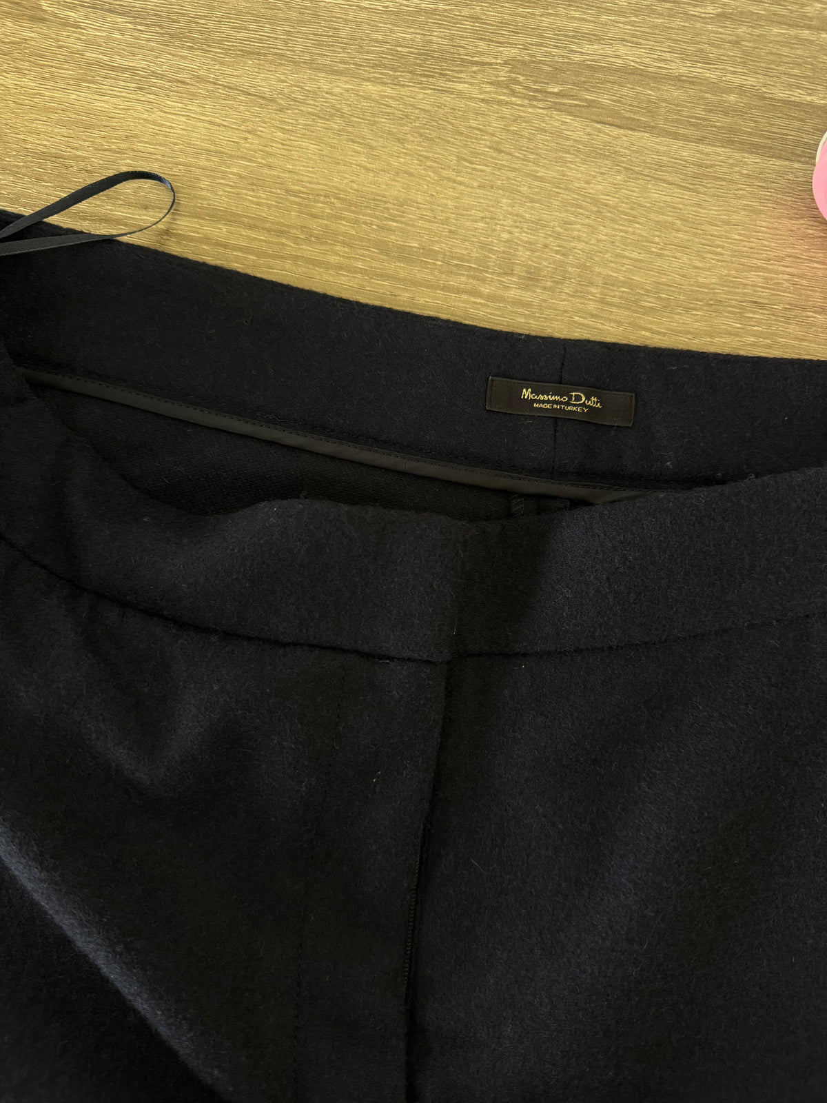 Fusta Massimo Dutti din lana în croi A din lana ( mărimea L)