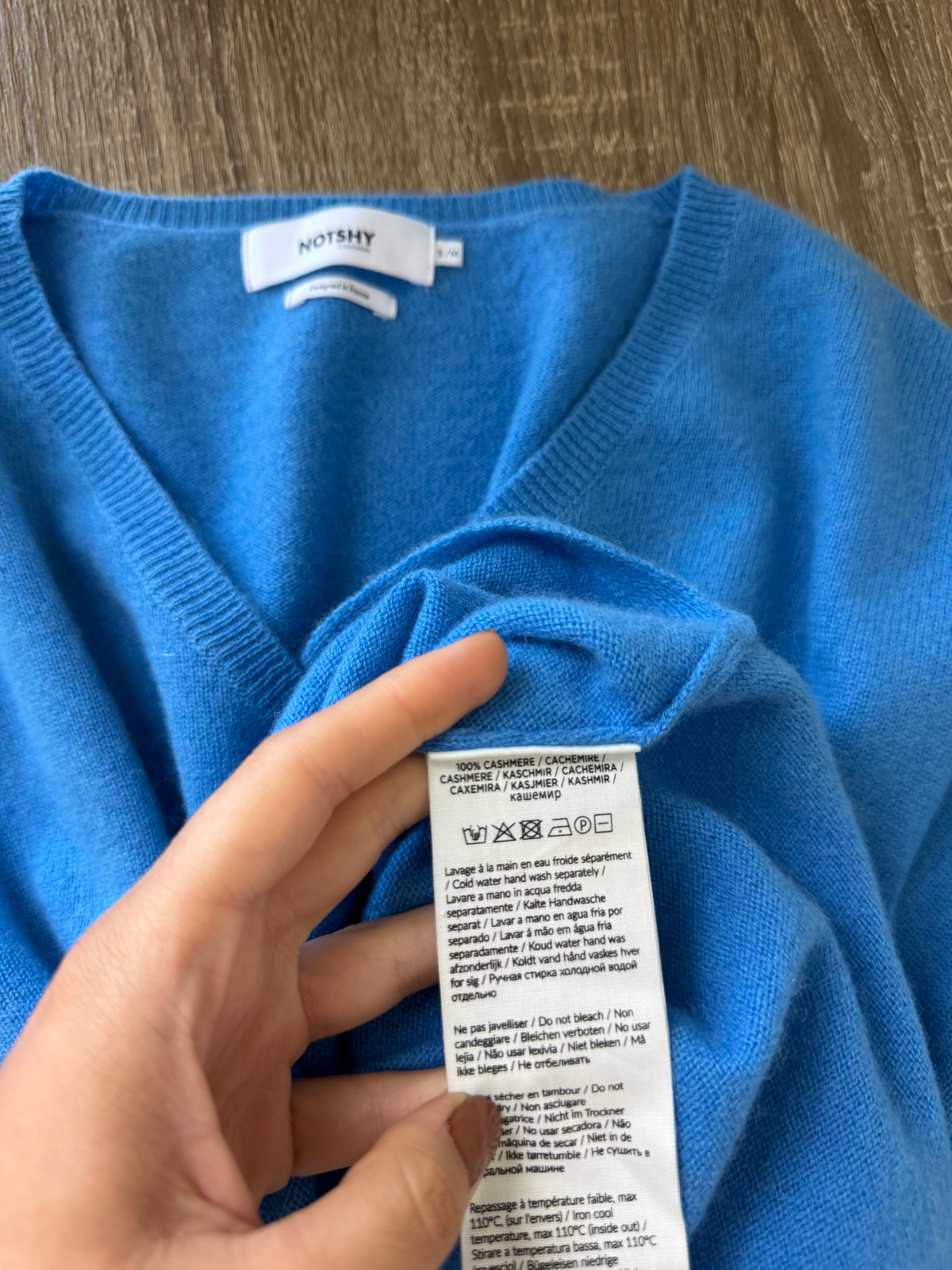 Bluză NOT SHY din 100% cașmir, fit oversized ( mărimea S-XL)