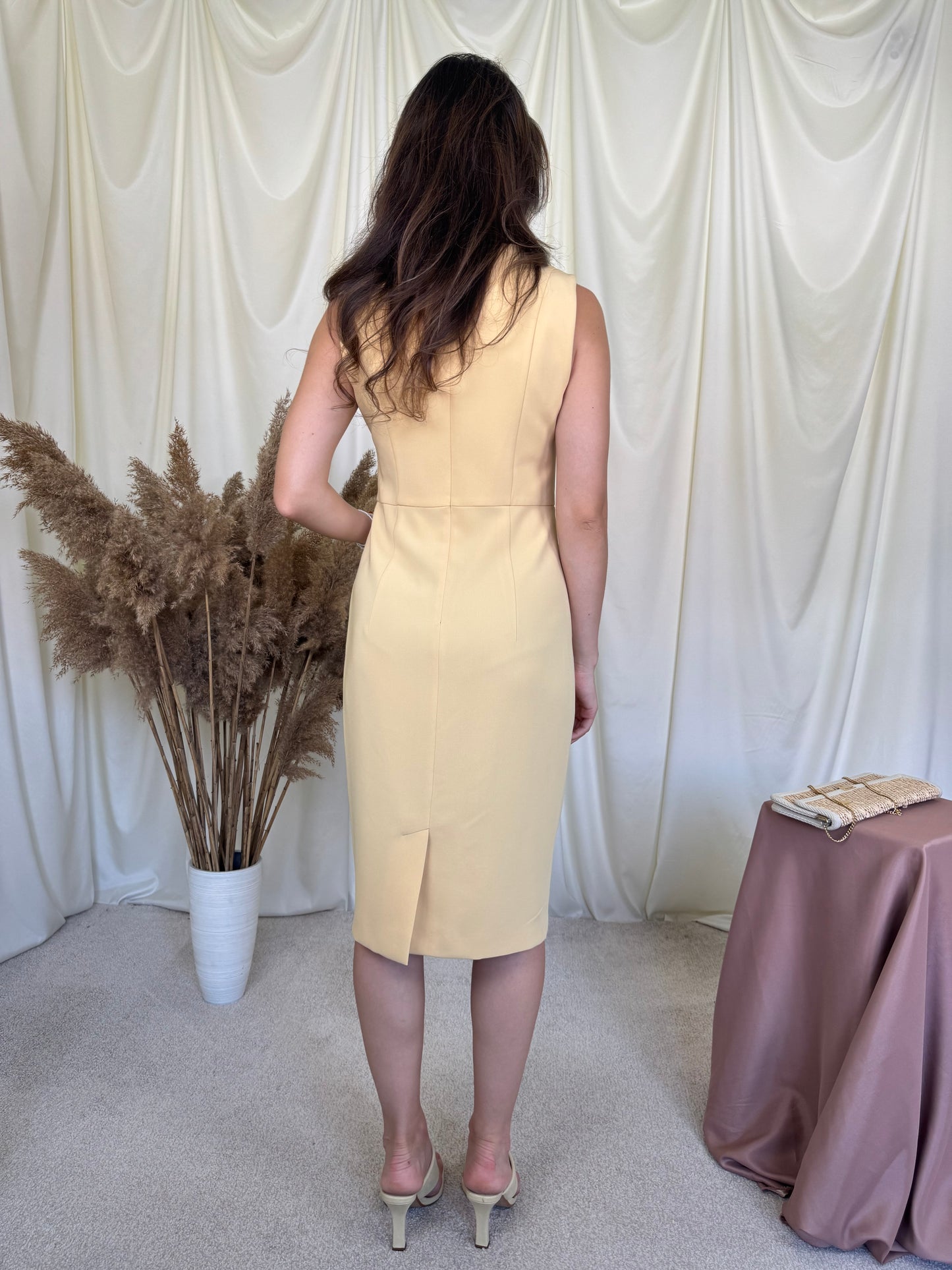 Costum MAX MARA, sarafan + sacou/ jachetă ( mărimea S/M)