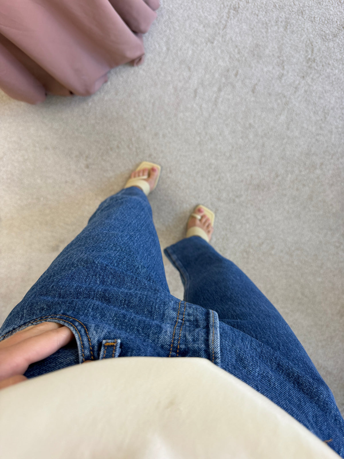 Blug vintage Levi’s cu talie medie ( mărimea S-M)